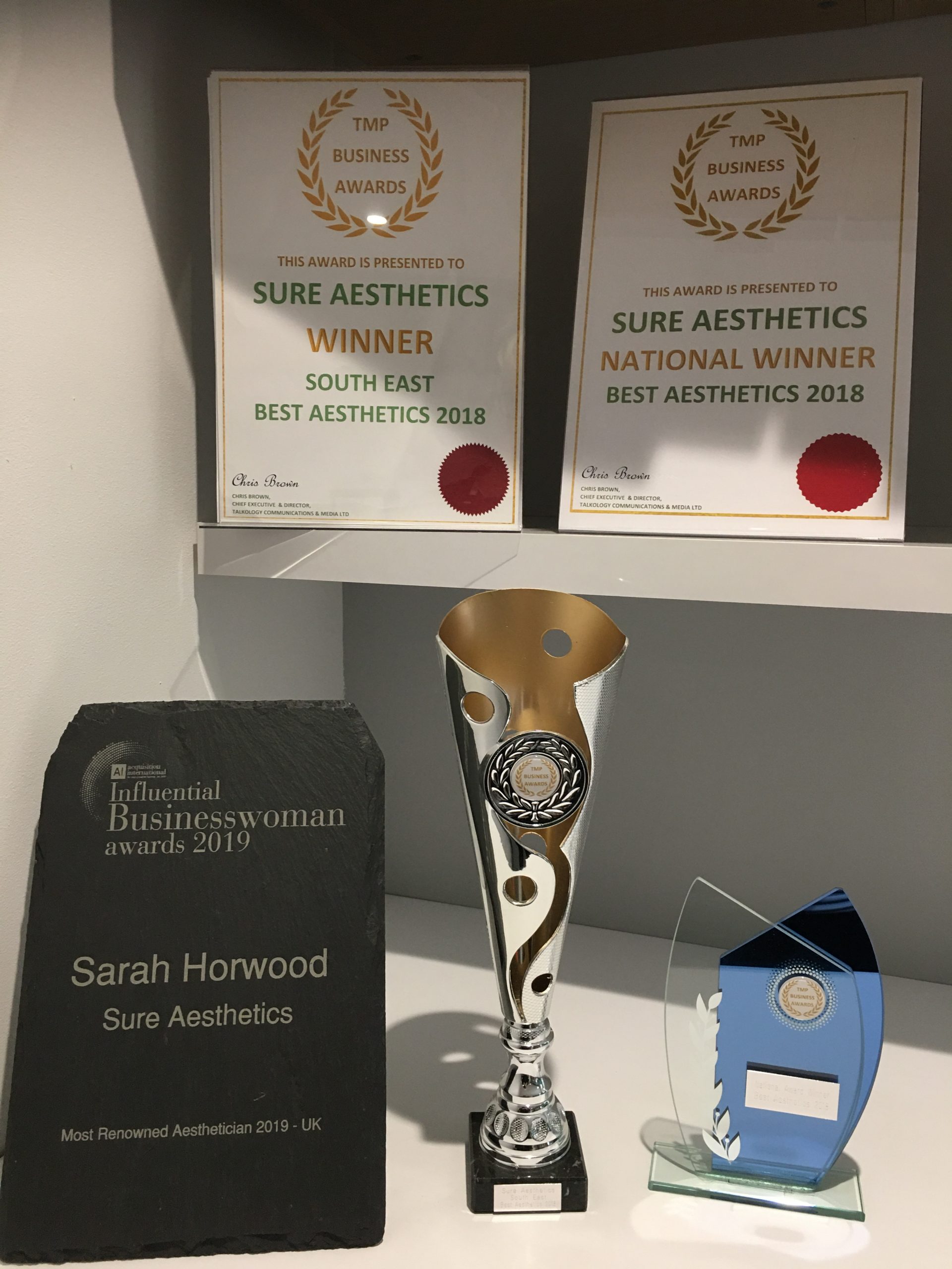 Sure Aesthetics Wins New National Award Most Renowned Aesthetician Award Winning Aesthetics 